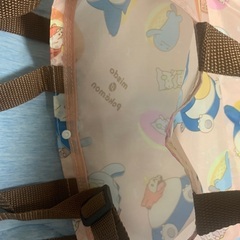 値下げ　2way 簡易エコバッグ　手提げ&ショルダーの画像