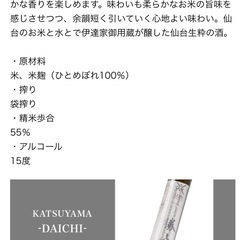 数々の賞を受賞　日本酒の画像