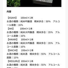 数々の賞を受賞　日本酒の画像