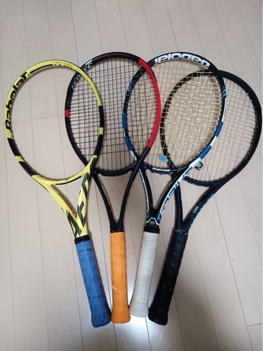 硬式テニスラケット 4本セット 未使用品&美品