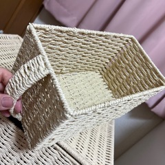 IF 3段引き出し＋取っ手付き収納ボックスの画像