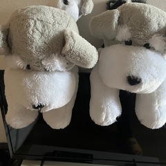 くったりシュナウザーリラックス　ぬいぐるみ