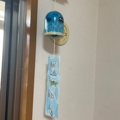 手書き風鈴　夏休み工作の画像