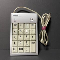 【USED】LOAS USBテンキーボード シルバー TNK-S...