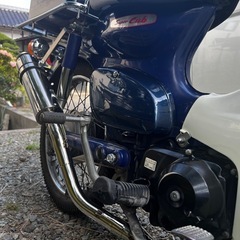 スーパーカブ50 AA01 人気の黒エンジンイグニッションモデルの画像