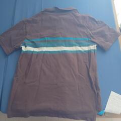 古着　半袖　ポロシャツ　ウエス　茶色の画像