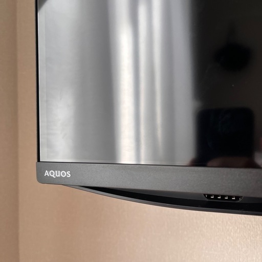 美品 2023年製 テレビ AQUOS 4T-C43EL1 液晶テレビ Google 4K TV Dolby 43V型 　テレビスタン