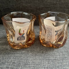 ウイスキー グラス 焼酎 ビアグラス 日本酒 清酒 2個セット 200ml クリア 透明 耐熱ガラス 不規則 ストレス解消 クリスタル おしゃれ 北欧風 家飲み 晩酌 パーティー バー用品の画像
