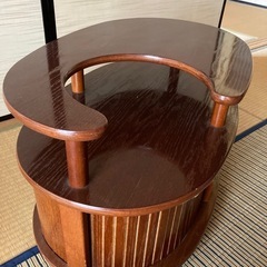 お茶出し　キャスター付き　テーブルの画像