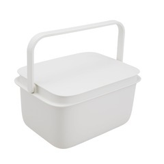 美品 マーナ 四角いバケツ　5L