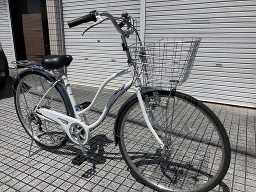 【27インチ自転車】美品❗️外装6段　LEDダイナモライト仕様　BAA認定車❗️前後タイヤ新品❗️若林自転車　浜大津店SALE中❗️
