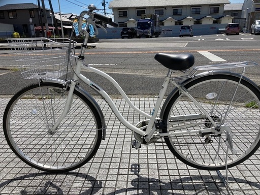 【27インチ自転車】美品❗️外装6段　LEDダイナモライト仕様　BAA認定車❗️前後タイヤ新品❗️若林自転車　浜大津店SALE中❗️