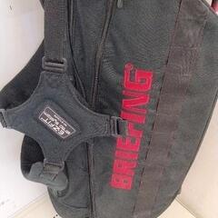 0729-048 BRIEFINGキャディーバッグ(黒)【高額商品の為カウンター内で保管しております】の画像