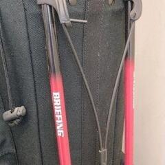 0729-048 BRIEFINGキャディーバッグ(黒)【高額商品の為カウンター内で保管しております】の画像