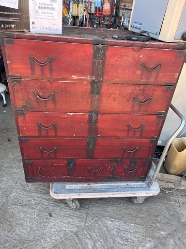 古いタンス　骨董品