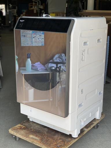 ☆直接引取限定!!☆ 11.0kg洗い!! SHARP ドラム式電気洗濯乾燥機  2019年 ES-U111-TLドラム式洗濯機 家電 生活家電 洗濯機