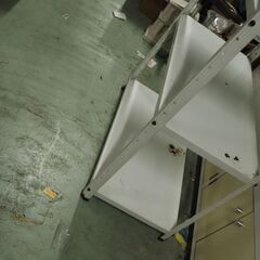 アイアンラック、５段棚、スチール、倉庫整理、物置に、７５ｘ４０ｘ１６４の画像