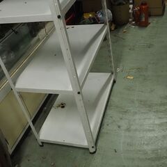アイアンラック、５段棚、スチール、倉庫整理、物置に、７５ｘ４０ｘ１６４の画像