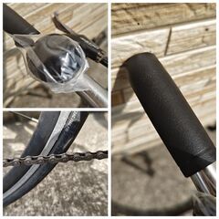 中古自転車 8段変速 510MM クロスバイク軽整備済み 防犯登録対応 町田市 相模原市 MM344の画像