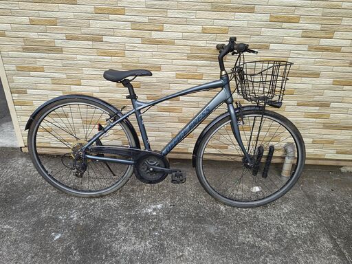 中古自転車 3×7段変速 460MM クロスバイク軽整備済み 防犯登録対応