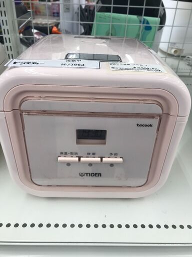 ★ジモティ割あり★ TAIGER 炊飯器 3合 19年製 動作確認／クリーニング済み HJ3863