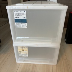 ニトリ イオン 押入れ収納ケース 深型 浅型の画像