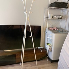 IKEA EKRAR ポールハンガー　ハンガーラック 白　169cm
