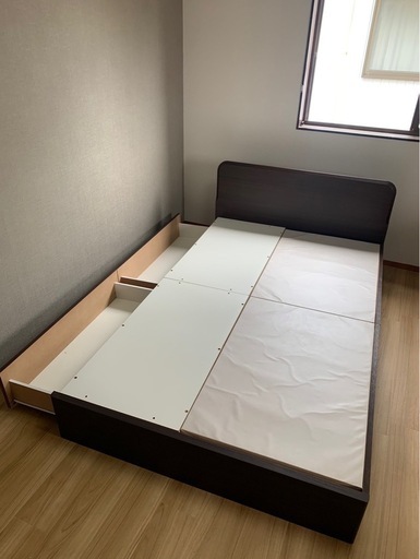 【急募】セミダブルベッド、マットレスセット