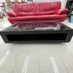 桐生店【現状品】j7-57 ガラステーブル