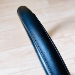 新品⭐️模造皮革 ハンドルカバー 15in 38cm  自動車 ブラックの画像
