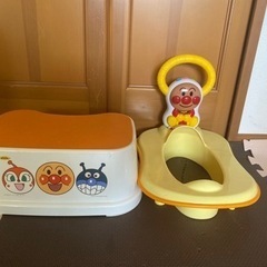 アンパンマン踏み台＆アンパンマントイレトレーニング