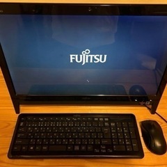 富士通　液晶一体型パソコン　中古の画像