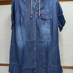 フード付き半袖服　　５ｌ　　　中古品　　　