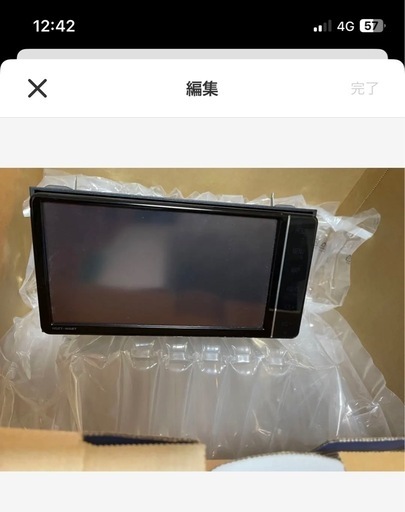 トヨタ純正ナビ　7インチ　プラド