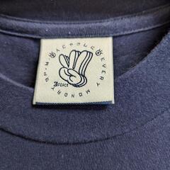 ３ピース　　人にやさしくのTシャツ　紺　　　Lサイズ　　　　中古品の画像
