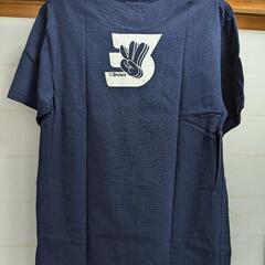 ３ピース　　人にやさしくのTシャツ　紺　　　Lサイズ　　　　中古品の画像