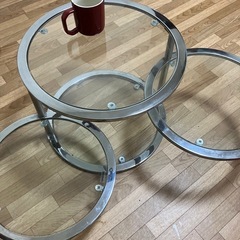 ガラス　スライドテーブル
