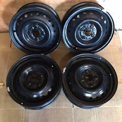スチールホイール　鉄チン　14インチ　4.5J　PCD100　4...