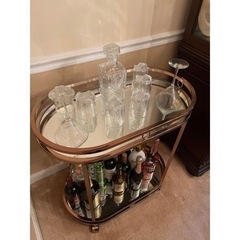 ワインカート　キッチンカート　ミッドセンチュリー　ワインカート　...