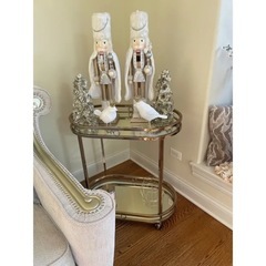 ワインカート　キッチンカート　ミッドセンチュリー　ワインカート　アメリカ家具の画像