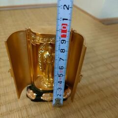 仏像 阿弥陀如来立像 厨子入りの画像