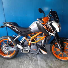 KTM 390デューク 白 車検残R7/10月  名変で乗れます 半額配送キャンペーン 現状渡し諸経費￥0- 横浜 P-Yardの画像