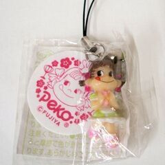 未開封・未使用品 不二家 ペコちゃん ストラップ おめでとうマスコット 他 7個セット ☆ PayPay(ペイペイ)決済可能 ☆ 札幌市 豊平区 平岸 平岸店の画像