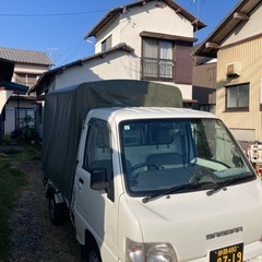 スバル サンバートラック 軽トラック 幌付き（2002年式） 