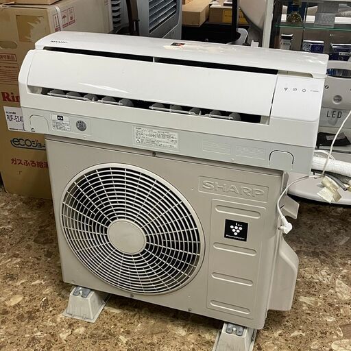 本体のみ SHARP/シャープ 壁掛けエアコン 2017年製 AY-G22DH 高濃度プラズマクラスター7000 6畳用 現状品