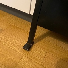 美品　ニトリ　マグネットがくっつくつっぱりキッチンパネル　黒の画像