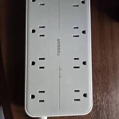 【TESSAN 延長コード（3m・8個AC口 3USBポート）】...