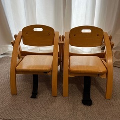 2脚セット⭐︎大和屋 アーチ木製ローチェア