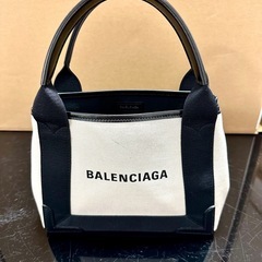 バレンシアガ　ネイビーカバス  XS 美品