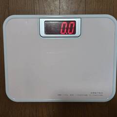 DRETEC LED体重計（ピンク）